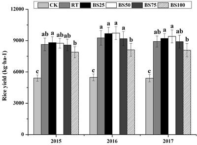 Effects of Biogas Slurry Combined With Chemical Fertilizer on Soil Bacterial and Fungal Community Composition in a Paddy Field